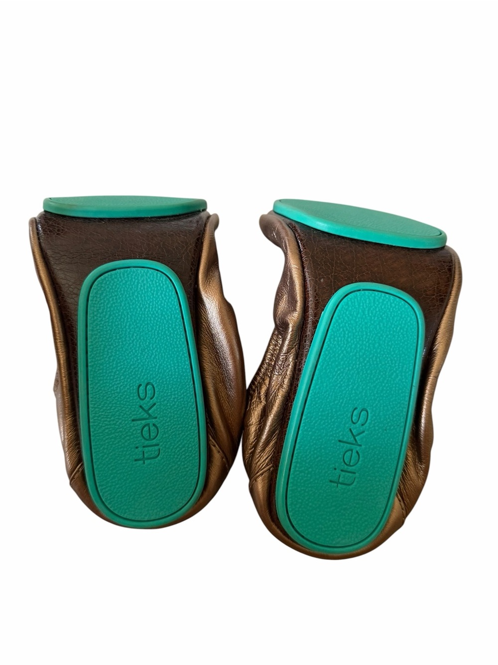 Tieks by Gavrieli Metallic Bronze Ballet Flats Size 8 - Picture 9 of 12